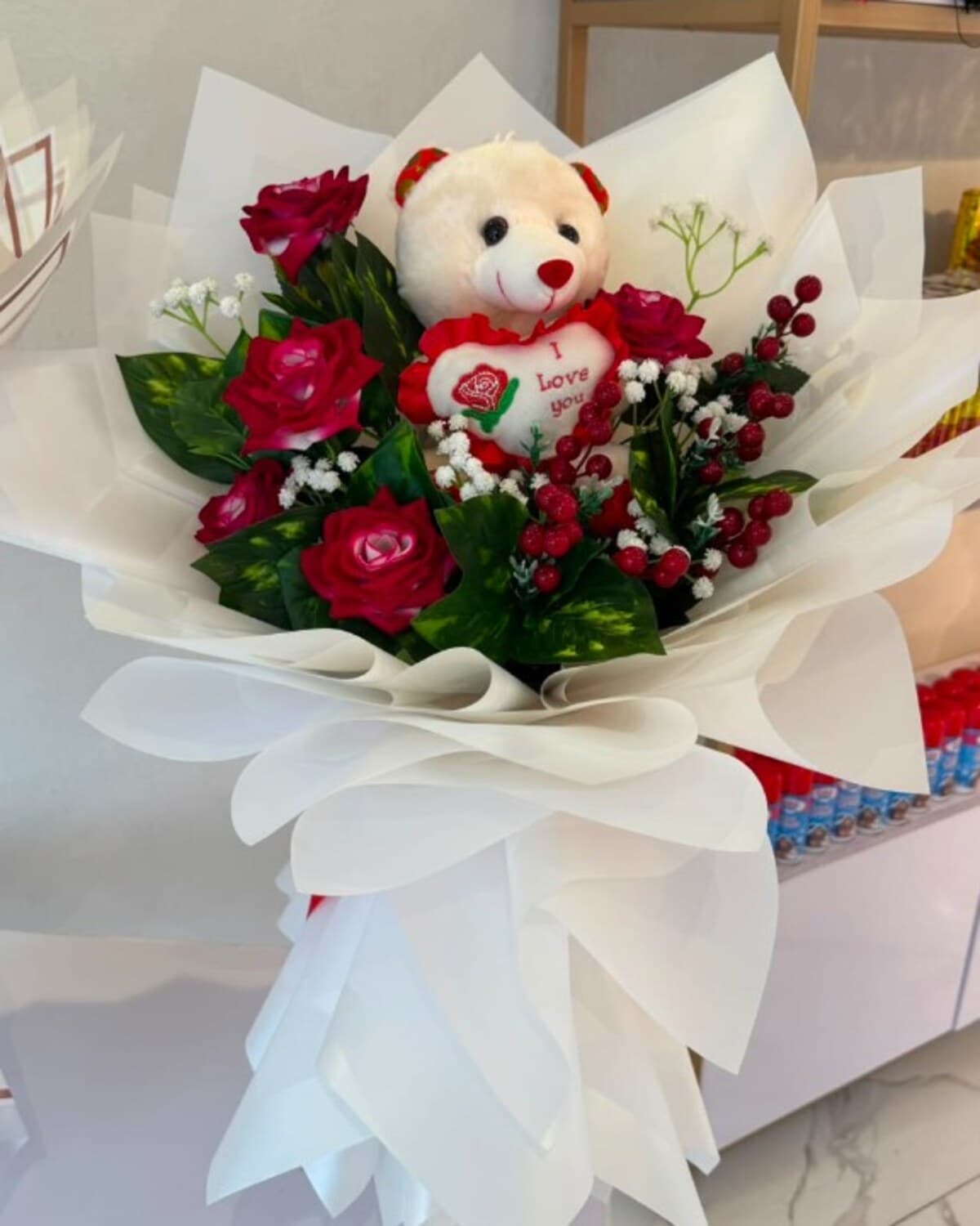 Forever Love Artificial Bouquet fresh flower bouquet by Phool Pattiyan Lahore